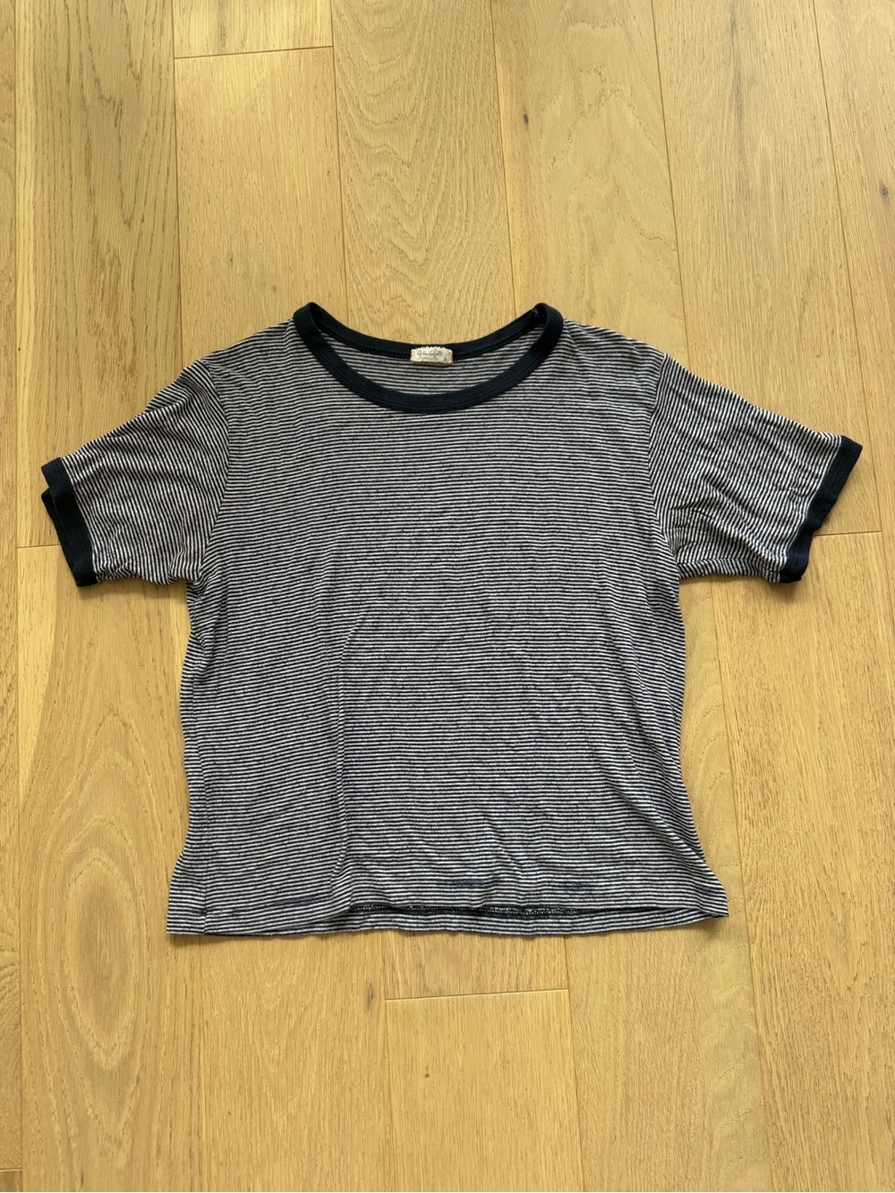 Brandy Melville Navy Stripped Tee